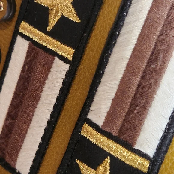 Henri bendel Green tan military shoulder bag crossbody with a bendel wallet - Picture 8 of 11